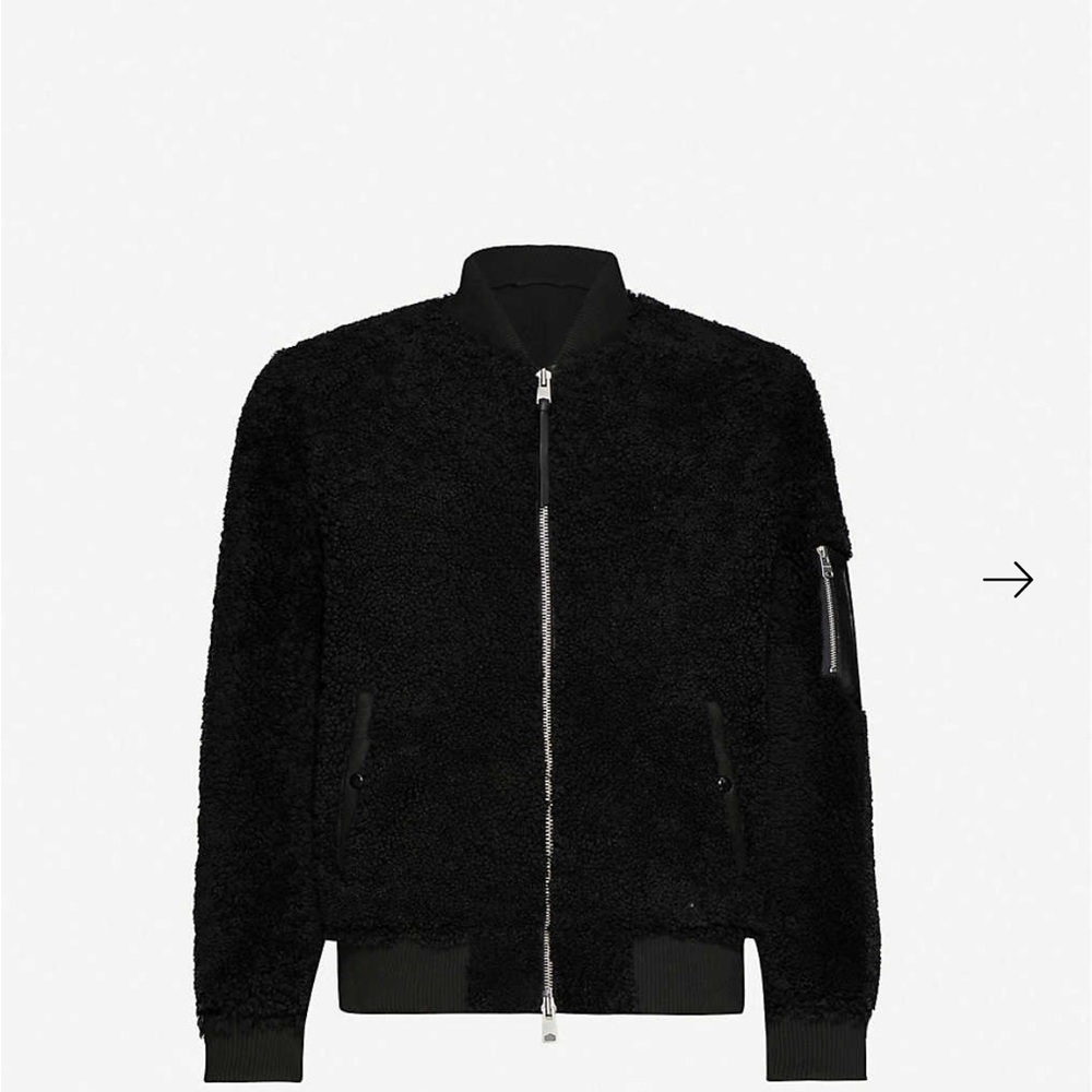 ALLSAINTS - Dale Bomber Shearling Jacket NWT